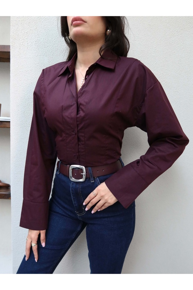 Belden Oturtmalı Basic Gömlek - 3