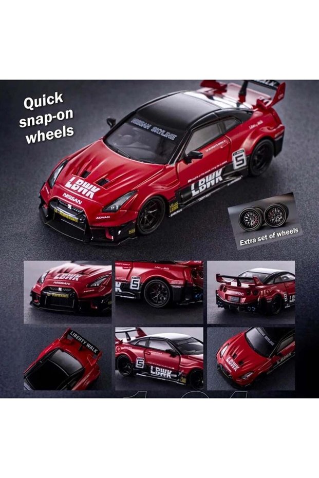 Cm 164 Nissan 35Gt-R lb Silhouette Works Gt Red Black Cm64-35Rr-01