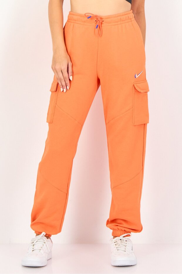 Women Sportswear Fit Outdoor Sweatpants, Orange