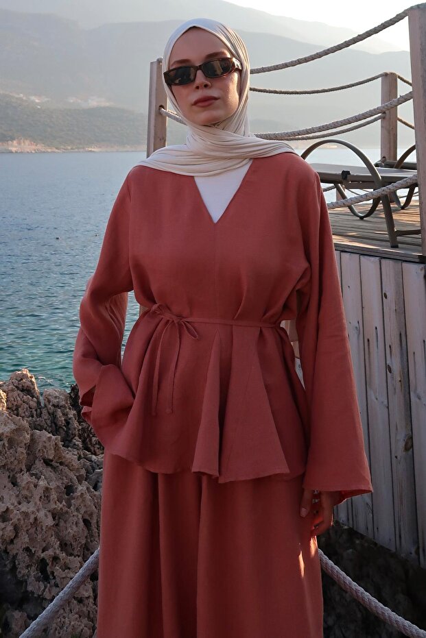 Layal Bluz Terracotta - 2