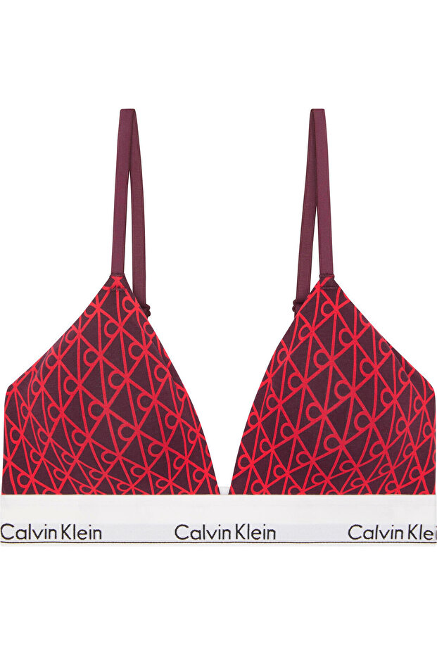 LIGHTLY LINED TRIANGLE Mor Kadın Bralet - 1