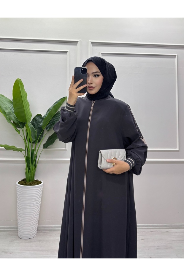 KOL DETAYI BİYELİ FERACE - 2