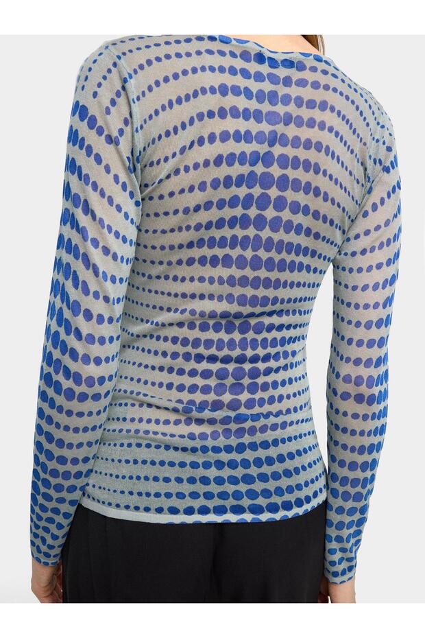 Yarı Transparan Örme Kazak - 4