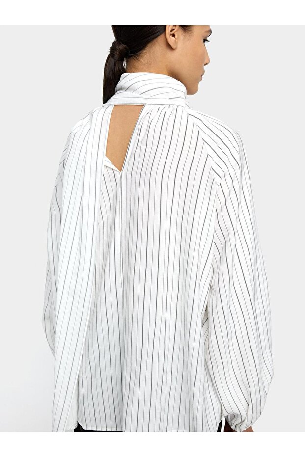 Çizgili Bluz - 4