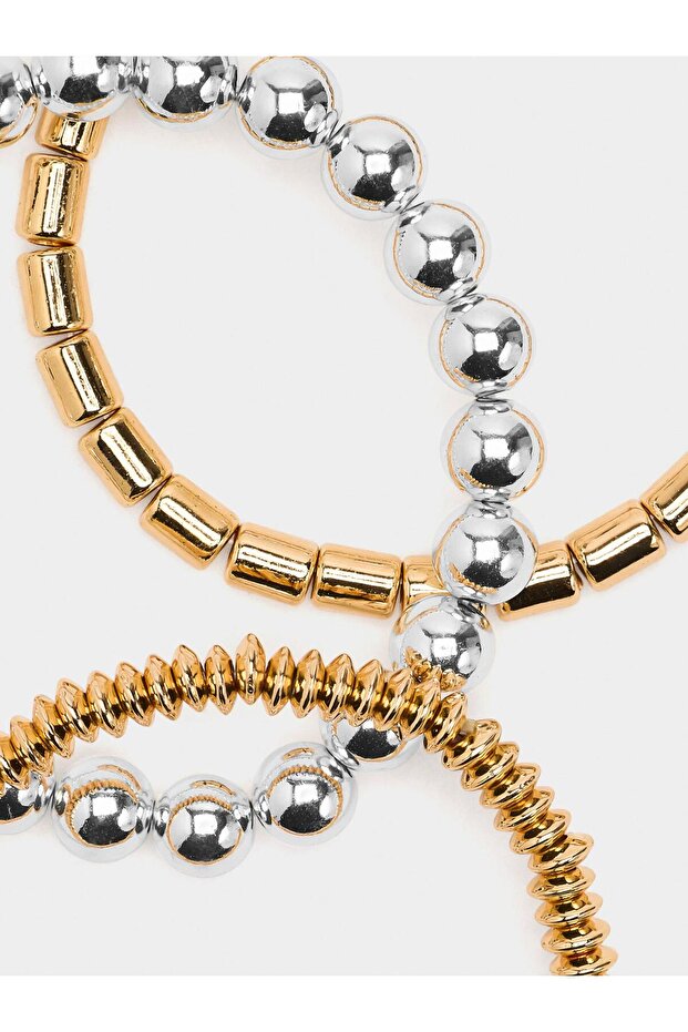 İki Renkli Elastik Bileklik Seti - 1