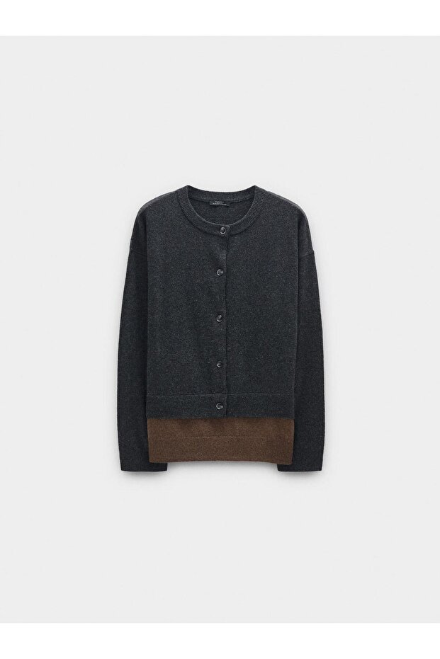 Çift Örme Efektli Kazak - 5