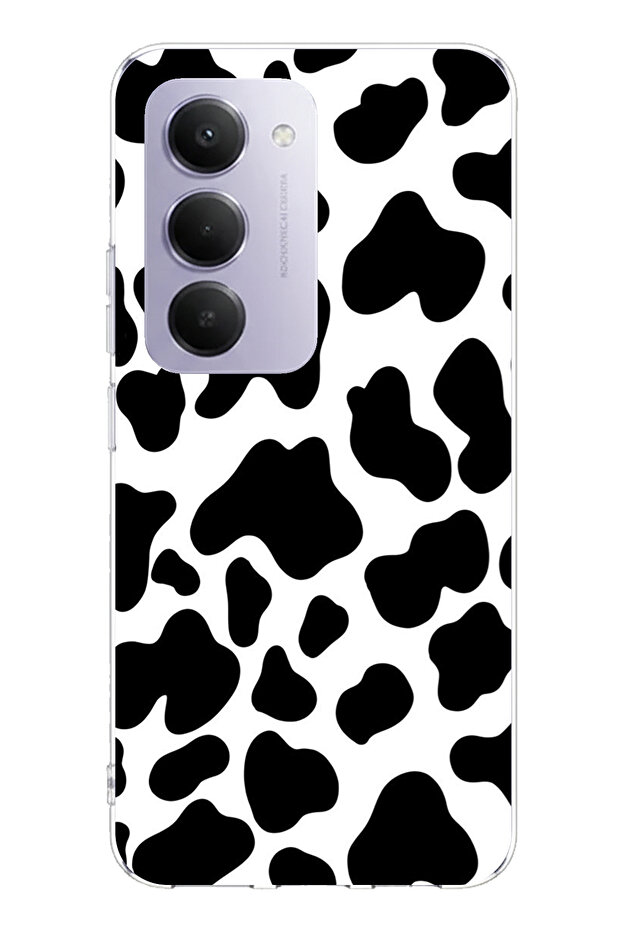 حافظة سيليكون B مطبوع مصممة بنمط البقرة المتوافقة مع Redmi 15 4G - 1