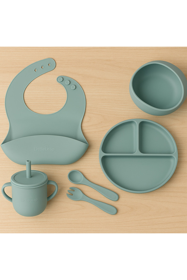 Silicone Tableware Set For Kids.