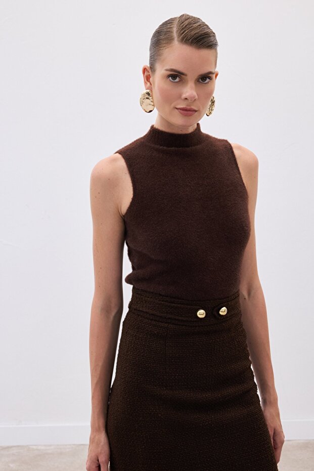 سترة تريكو بدون أكمام - 4