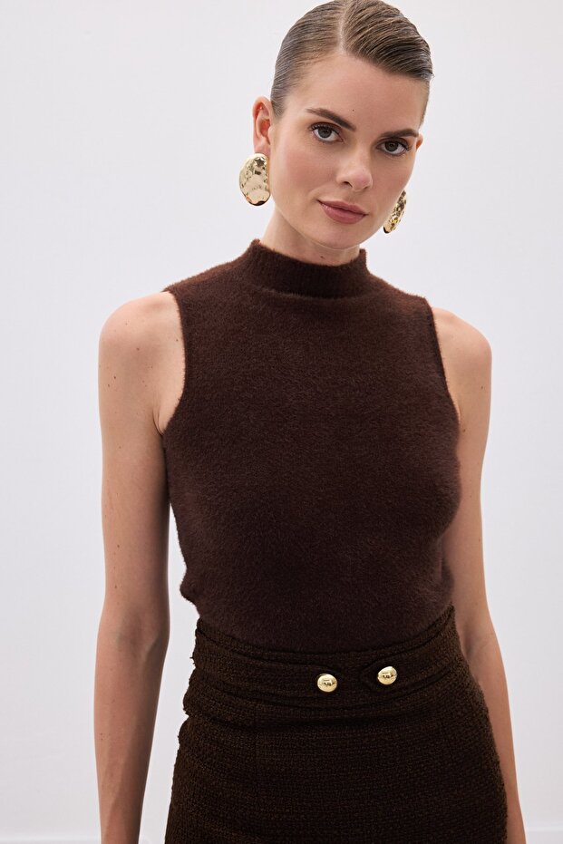 سترة تريكو بدون أكمام - 5