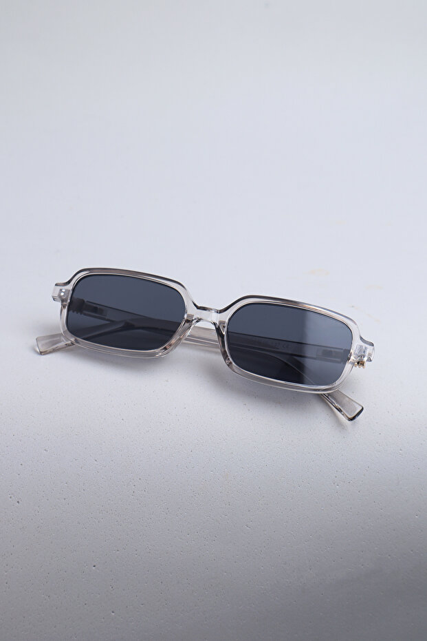 نظارات شمسية مستطيلة الشكل من مينو - رمادي أسود - 3