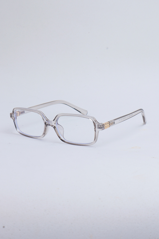 نظارات حماية من الضوء الأزرق مستطيلة الشكل من مينو - رمادي - 4