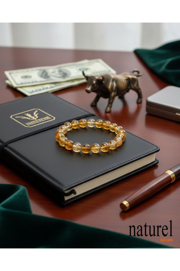 Original Citrine Natural Stone Unisex Bracelet | Money Magnet
