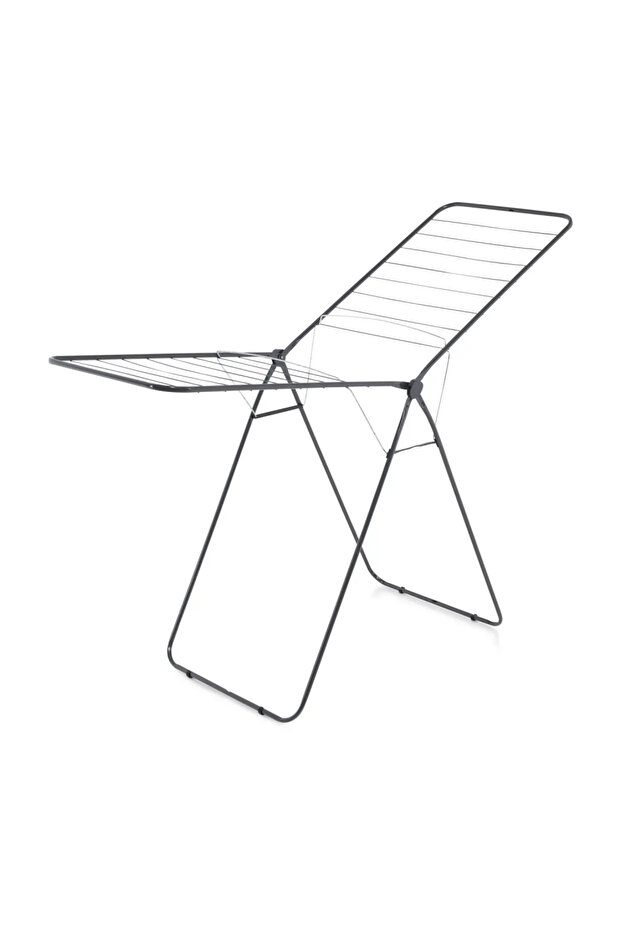 Dogrular Perilla Fly Clothes Drying Rack, KRT/17106, 115 × 85 × 10 Cm, Foldable, Top Quality, Black