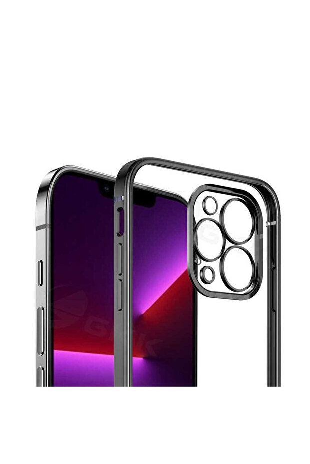 حافظة SAFA Gbox متوافقة مع هاتف iPhone 13 Pro Max - فضي - 6