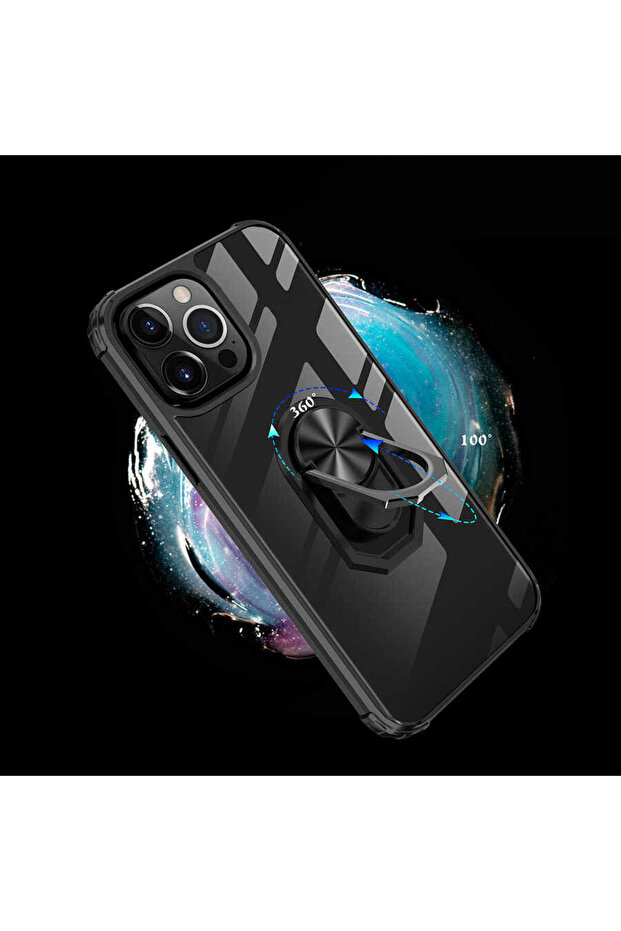 حافظة متوافقة مع هاتف iPhone 13 Pro Max من SAFA - باللون الأحمر - 6