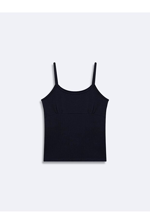 İnce Askılı Basic Lacivert Atlet - 3