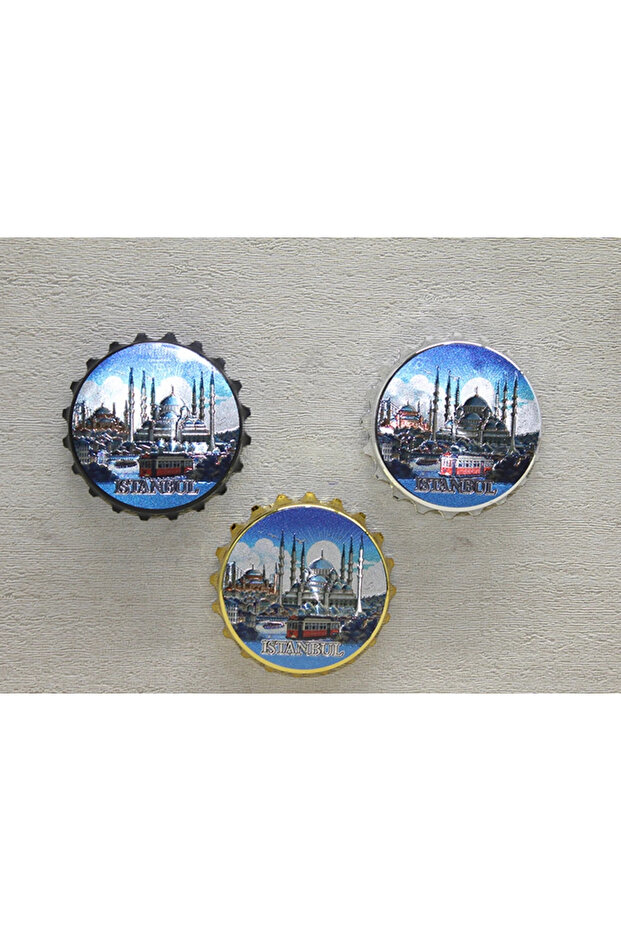 Istanbul Themed Metal Magnet Liv539