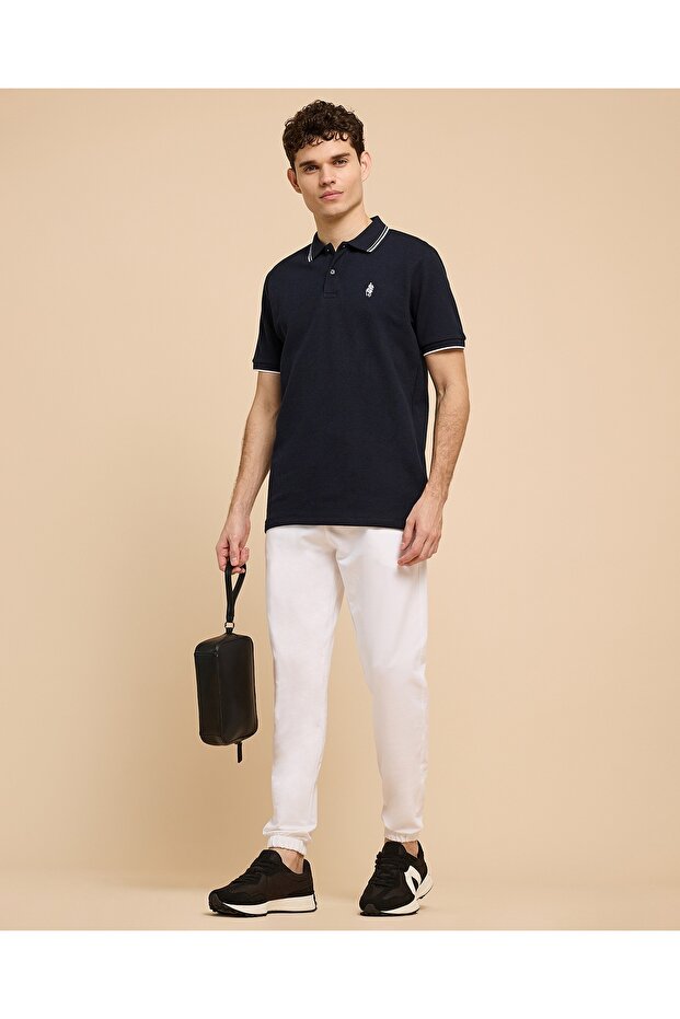 Solid Joggers With Drawstring Waist - 2