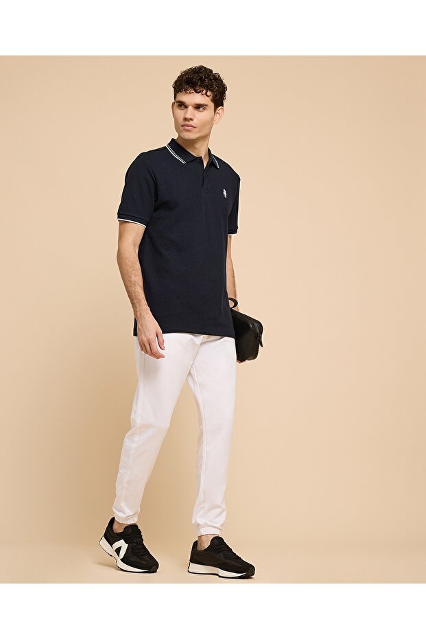 Solid Joggers With Drawstring Waist - 4