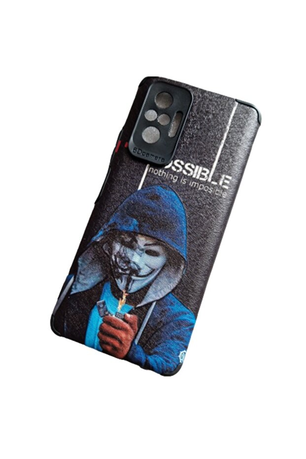 Soft Case compatible with Redmi Note 10 Pro - Anonymous Design - 2