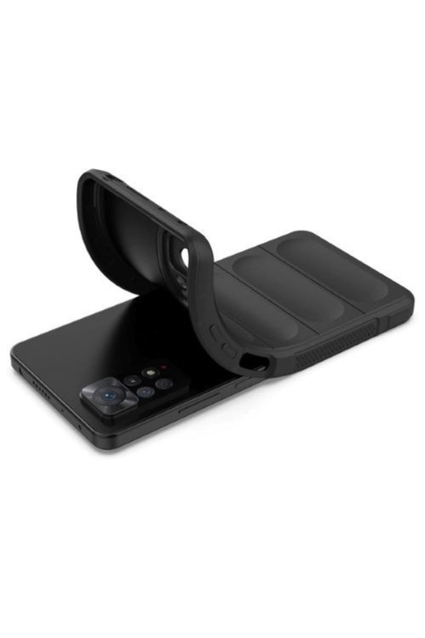 Magic Shield Soft TPU Case compatible with Redmi Note 11 Pro, Black - 2