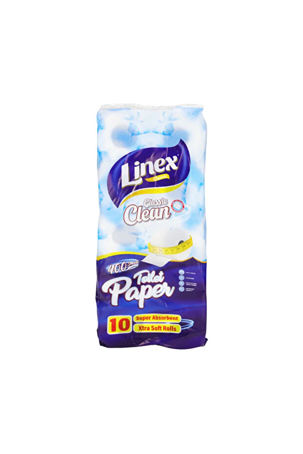 Classic Clean Toilet Paper Sterilized Soft Tissue Roll (10 Pack)