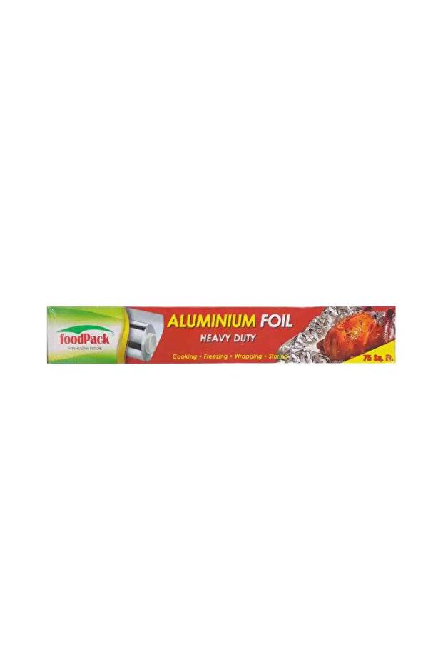 Aluminium Foil Paper Roll for Cooking Wrapping- 75 SQ Ft