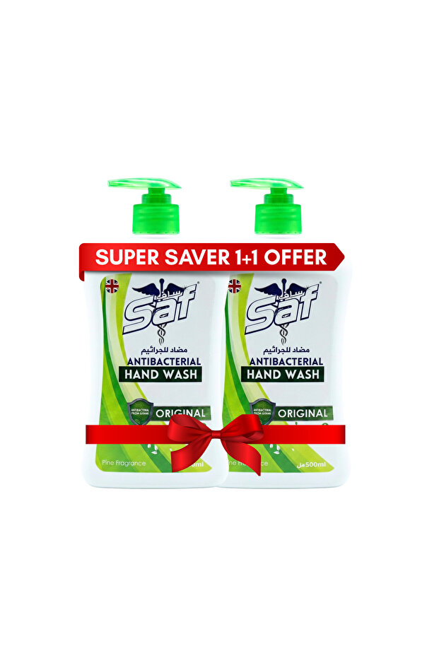 Antibacterial Hand Wash – 500ml (Pack of 2) | Kills 99.9% Germs