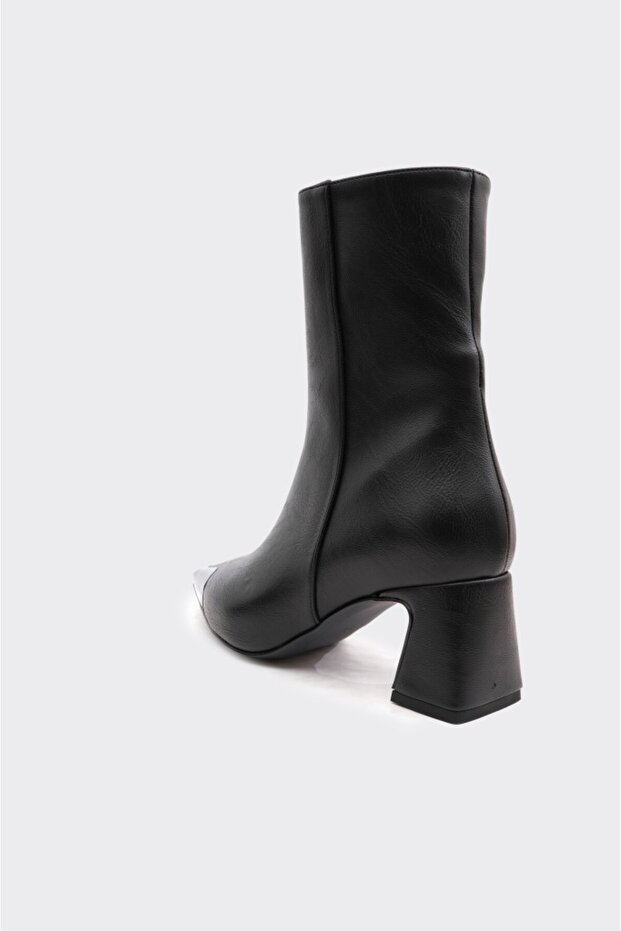 Fermuarlı Aksesuarlı Kadın Bot - 3