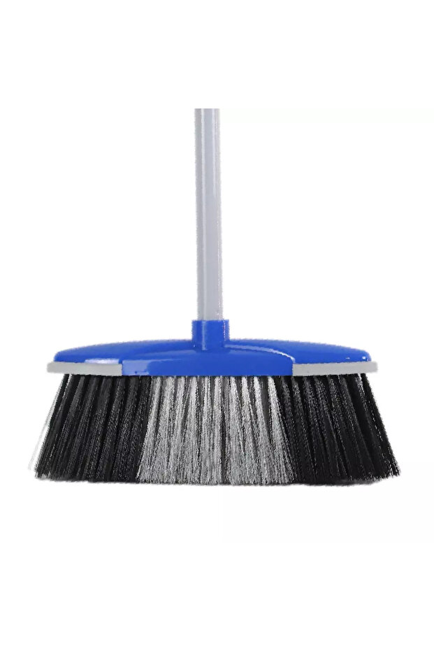 Long Handle Sweeping Broom with Plastic Handle- Blue Color