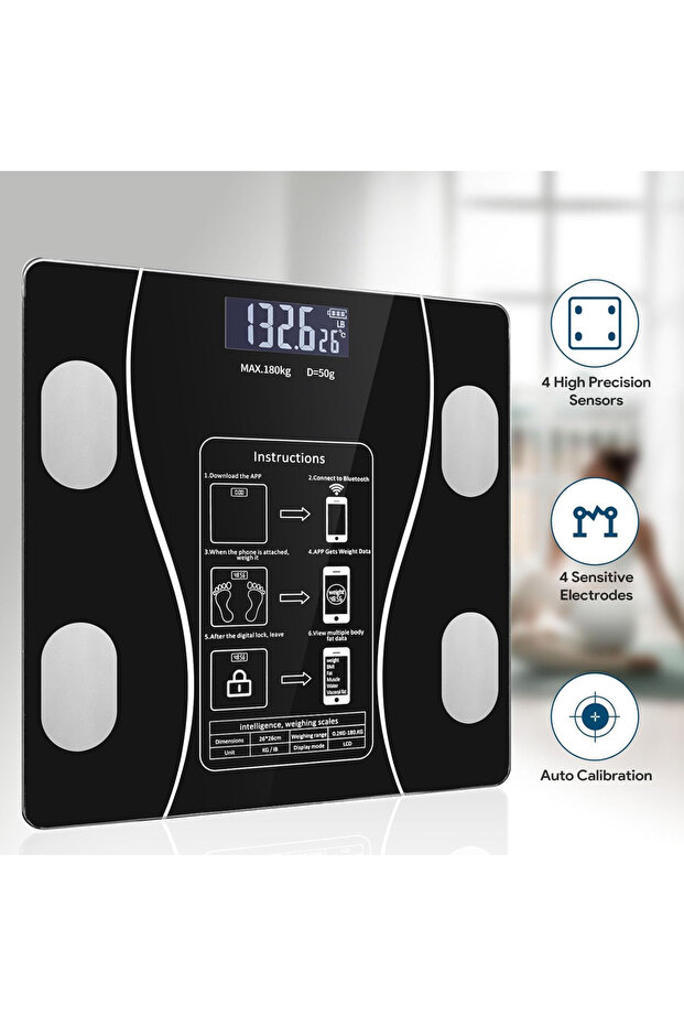 ميزان إلكتروني ذكي لقياس الوزن - 4