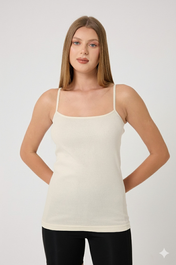 3'lü Basic İp Askı Atlet - 4