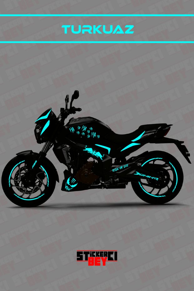 Dominar 400-250 Full Body Motorcycle Decal Sticker Covering Set (Foil Cut)