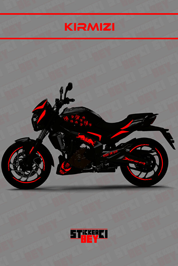 Dominar 400-250 Full Body Motorcycle Decal Sticker Covering Set (Foil Cut)