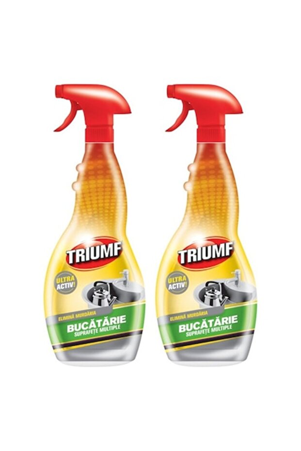 Pack 2 x Multi-Surface Kitchen Cleaning Solution with Spray, 500 ml - 1