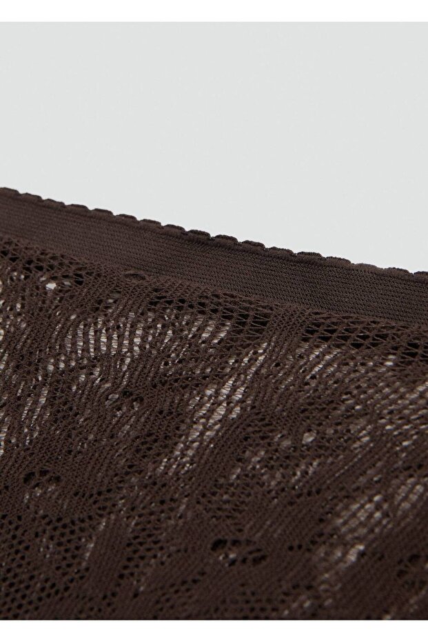 Dantel çiçekli çorap - 3