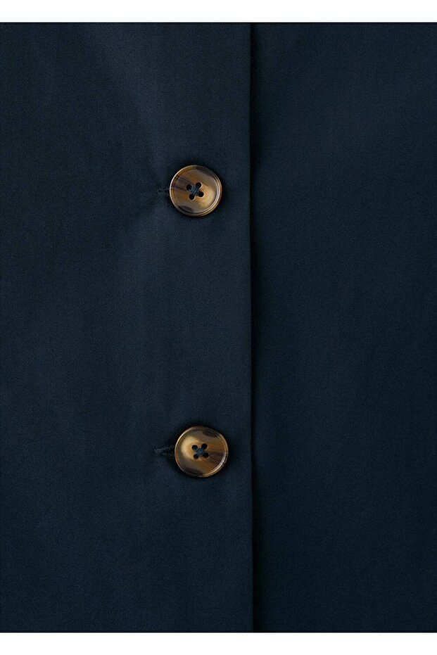 Düğmeli kısa bluz - 7