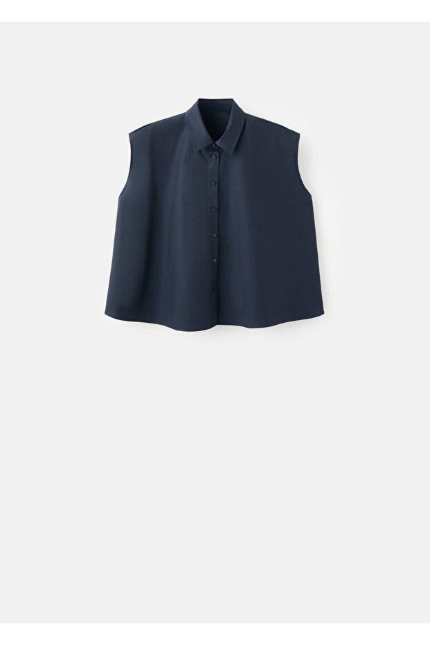 Kolsuz pamuklu gömlek - 3