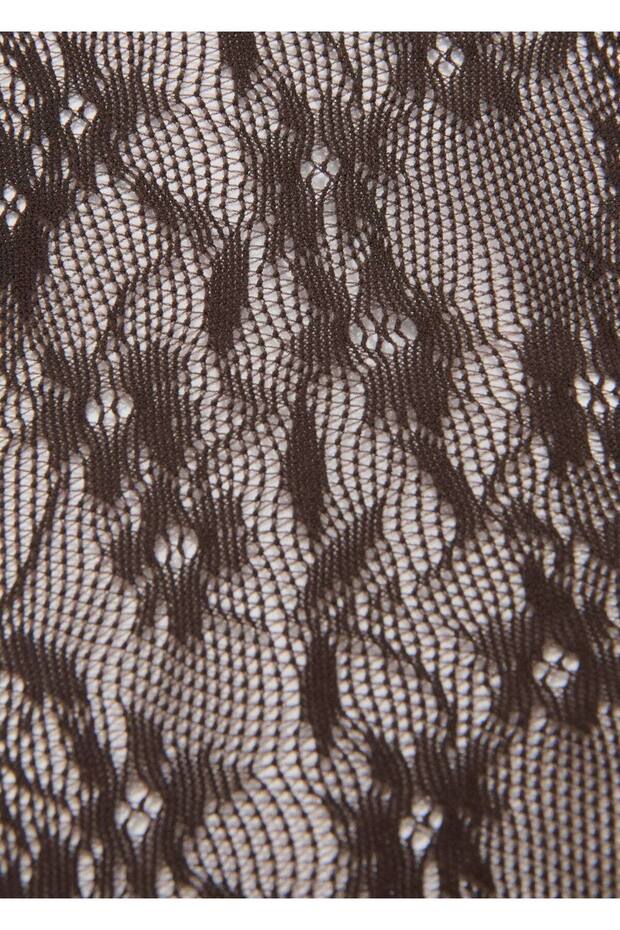 Dantel çiçekli çorap - 1