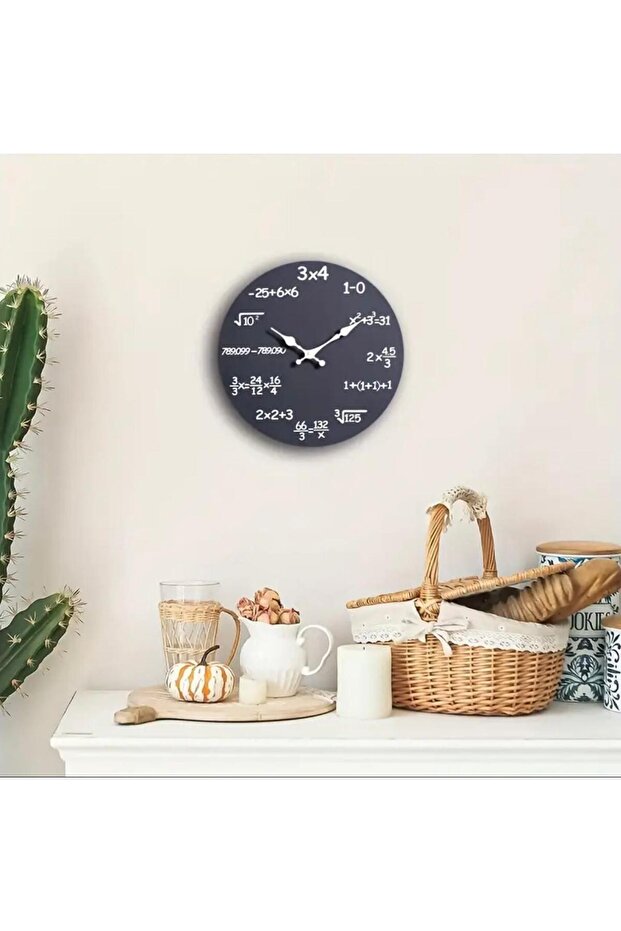 Matematik Temalı Duvar Saati - 5
