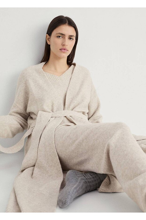 Uzun triko hırka - 7