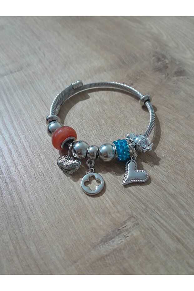 Figürlü çelik bileklik - 2