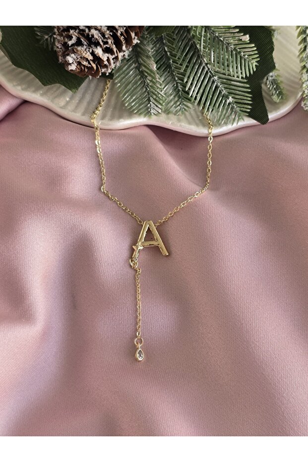 Alya harf kolye (A) harfi - 3