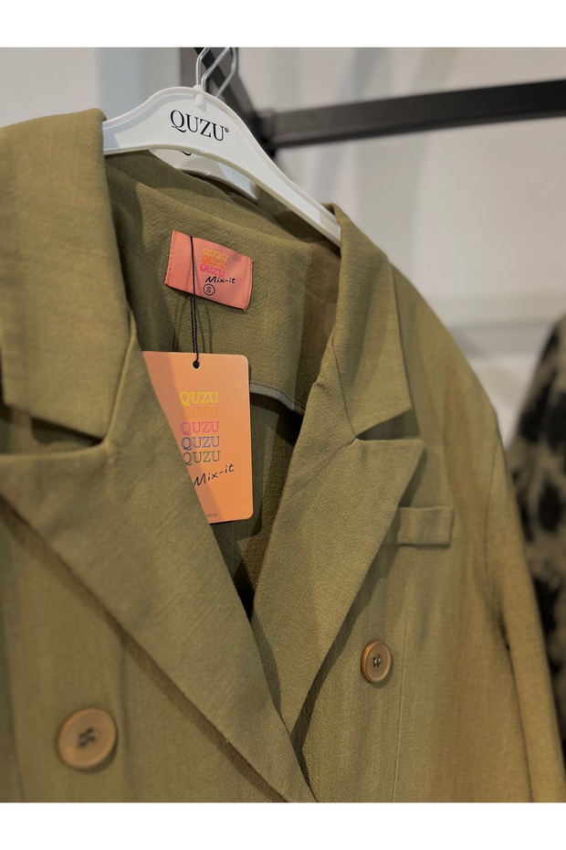 Keten Blazer Ceket - 2