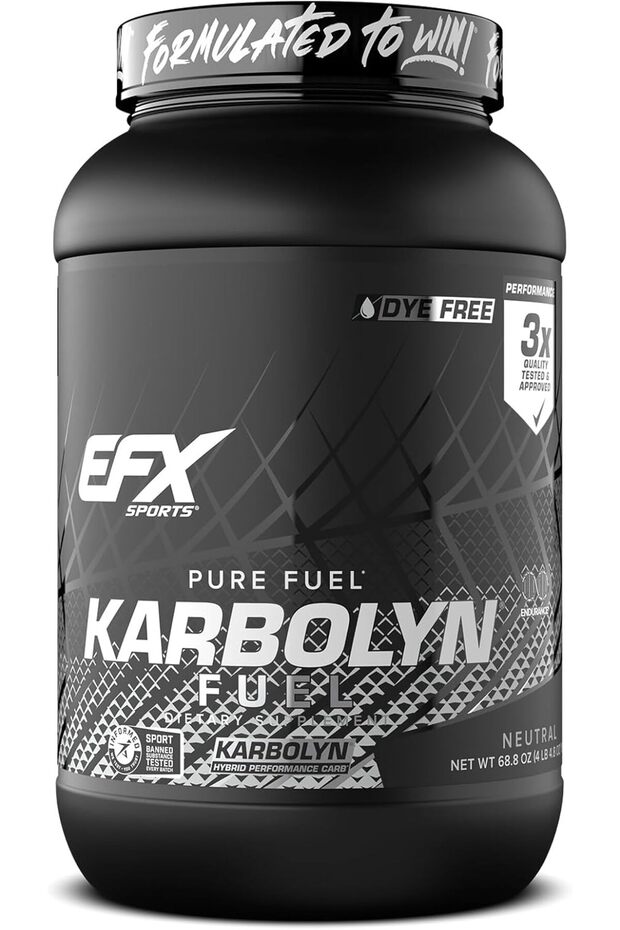 Karbolyn Fuel Carbohydrate Powder, Neutral, 4.4 lb (39 Servings)