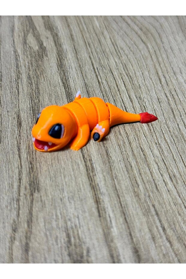 سلسلة مفاتيح على شكل شخصية تشارماندر ثلاثية الأبعاد متحركة - 2