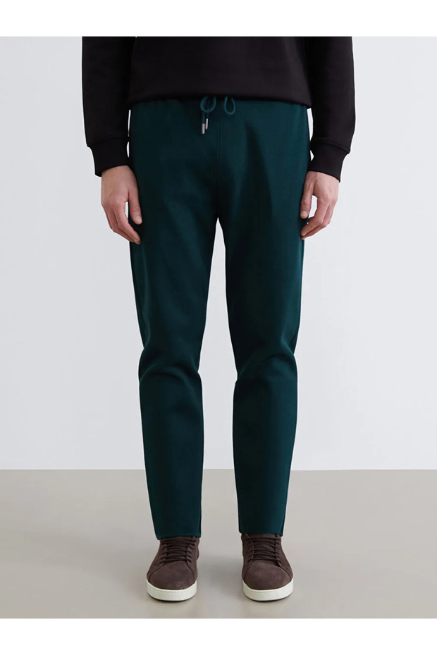 Lcwaikiki Classic Green Standard Fit Men's Sweatpants