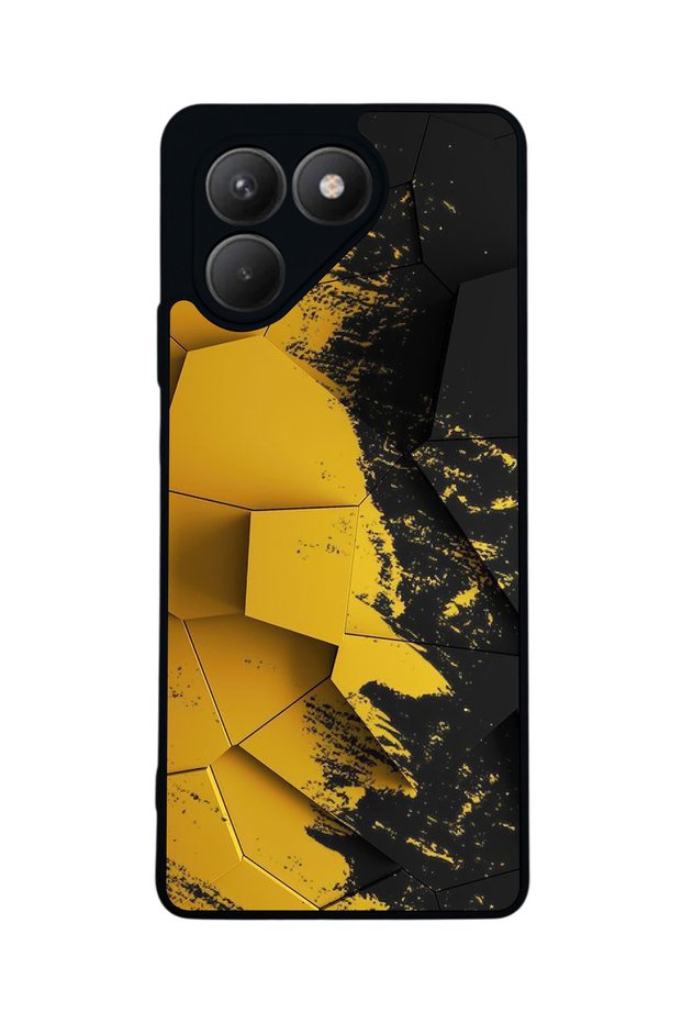 Pova 7 Matte Compatible Black Case – Soft Silicone, Protective, Shock-Absorbing Cover