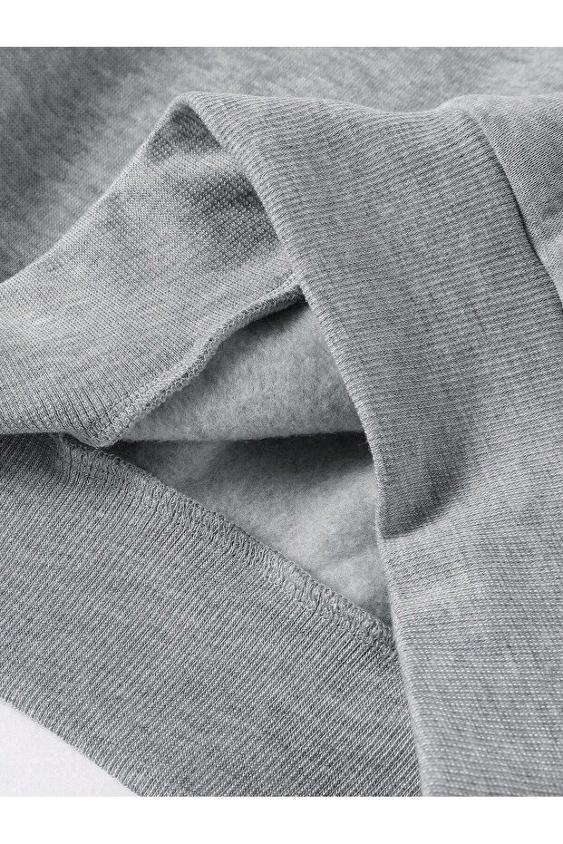 BİSİKLET YAKA OVERSİDE SWEATSHİRT - 3